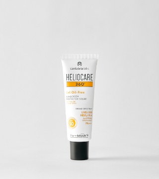 Protector solar facial en gel, matificante y seborregulador