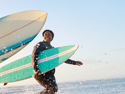 Protección solar y surf