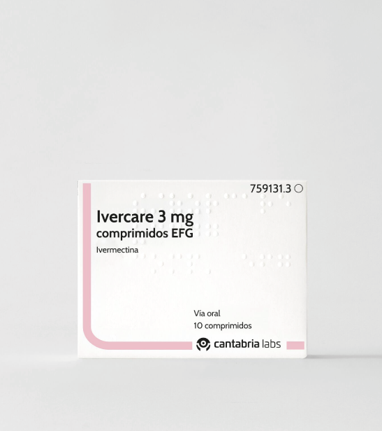 Ivercare 3 mg 10 comprimidos