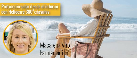 Protección solar desde el interior con Heliocare 360º cápsulas por Macarena
