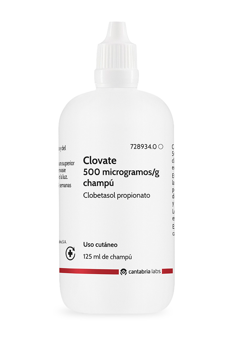 Y así humor micro Clovate 500 microgramos/g champú | Cantabria Labs España